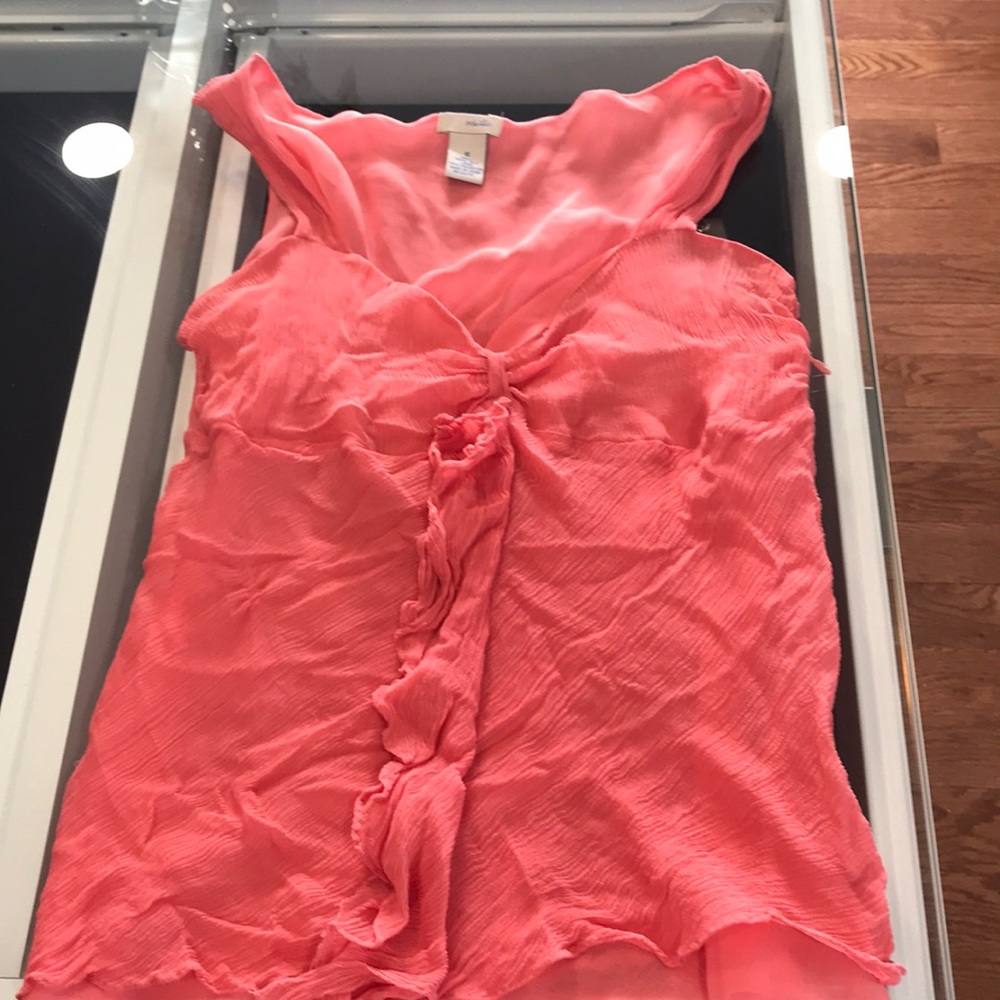 Silk blouse.